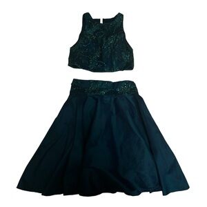 BLUE PROM DRESS SIZE XS/S